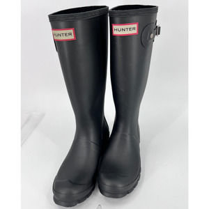 COPY - Hunter Original Tall Matte Black Rain Boots Waterproof Kids Size 5G/4B